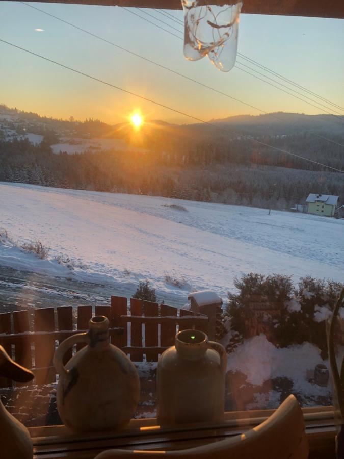 Chata W Grapie Koniaków Exteriér fotografie