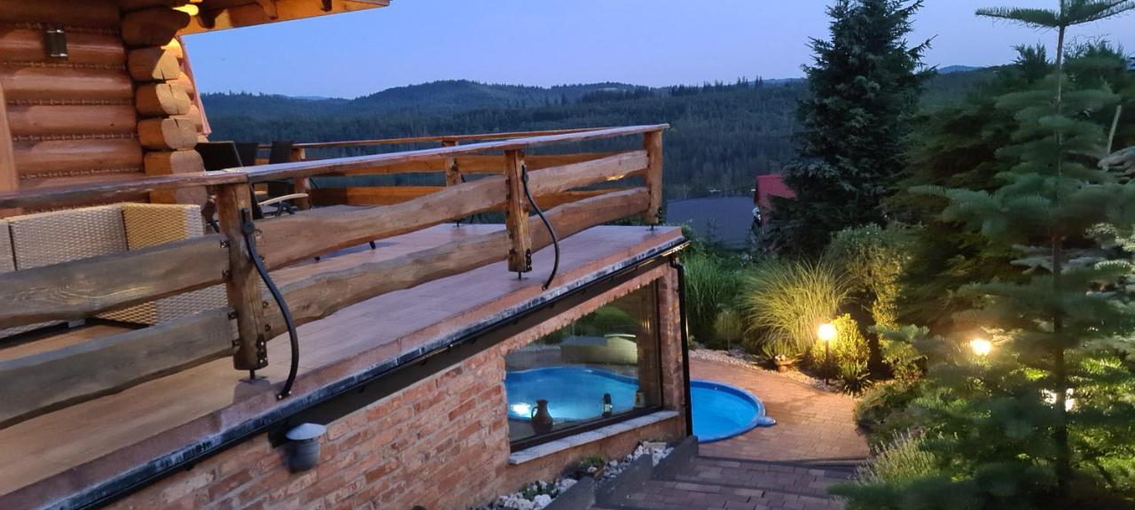 Chata W Grapie Koniaków Exteriér fotografie